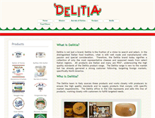 Tablet Screenshot of delitia.com